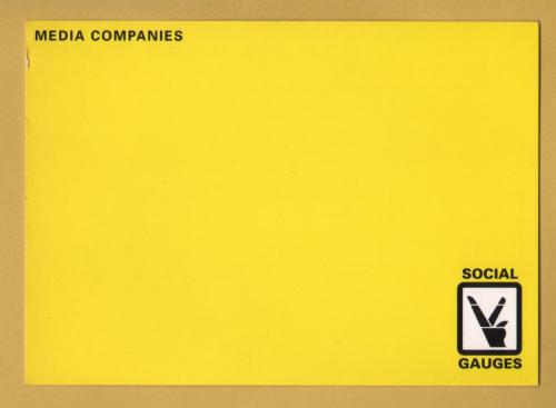 `Media Companies - Social Gauges` - Postally Unused - Boomerang Media Postcard.